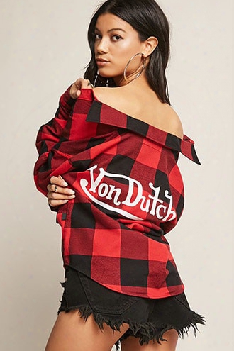 Von Dutch Plaid Flannel Shirt