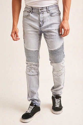 Young & Reckless Faded Moto Jeans