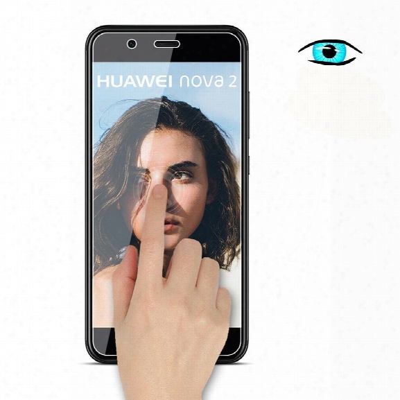 2pcs Screen Protector For Huawei Nova 2 High Sensitivity Hd Full Coverage High Clear Premium Tempered Glass