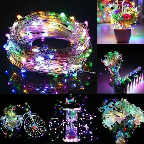 3m Copper Wire Led Stirng Lights Waterproof Holiday Lighting For Fair Y Christmas Tree Wedding Party Decoration