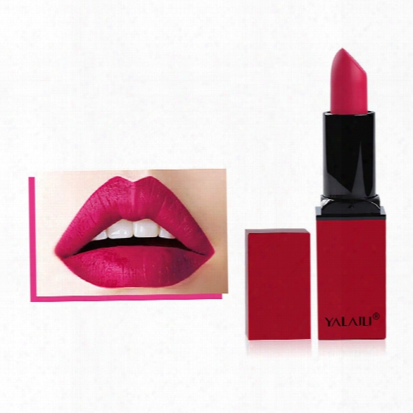 Dump Light Red Matte Velvet Lipstick Long Lasting Waterproof Makeup Beauty Lips High Pigmentation 6 Colors