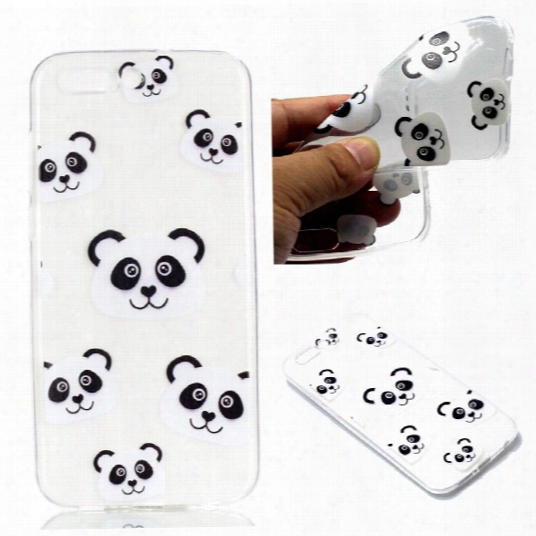 For Asus Zenfone4 Ze554kl Panda Painted Soft Clear Tpu Phone Casing Mobile Smartphone Cover Shell Case