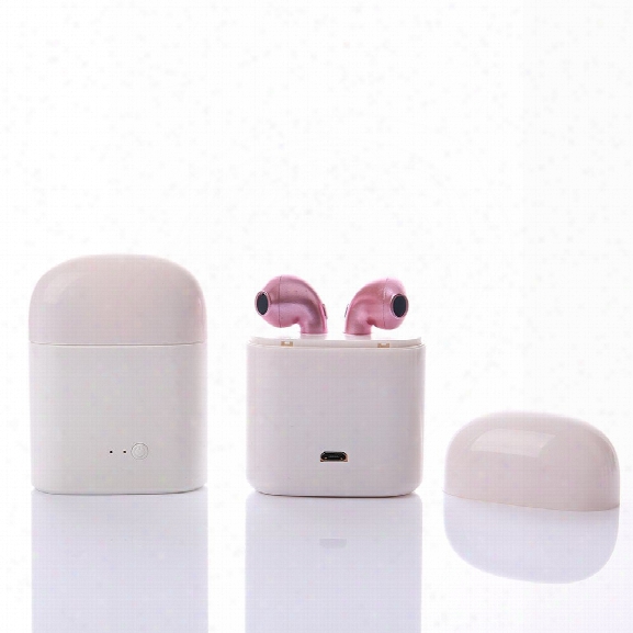 I7s Mini Tws Earphones Dual Wireless Bluetooth Earbuds For Iphone 6 / 6s / 6s Plus / 7 / 7 Plus / X / Samsung