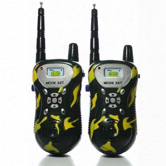 Kids Walkie Talkies Portable Two Way Radios Rechargeable Long Range Walky Talky For Children Cool Outdoor Toys