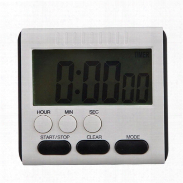 Large Lcd Magnetic Digital Timers Kitchen Cooking Timer Count Up Down Alarm Clock 24 Hours Time Reminder