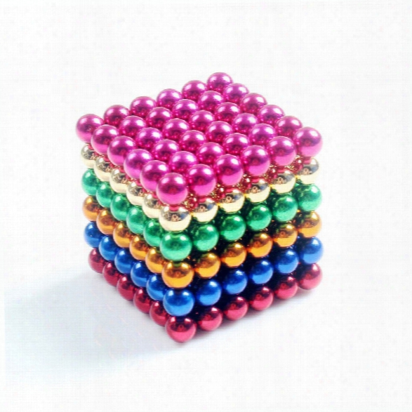 Magnetic Balls (5mm S Et Of 216 Balls) Diy Multicolor Stainless Steel Sculptures Healing Creative Toys Magic Cube