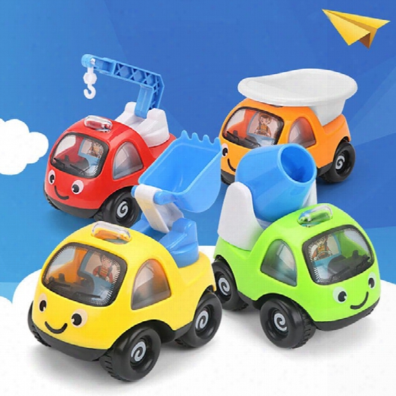 Mini Pull Back Cartoon Cars High Quality Funny Pull Back Sand Tools Truck Kids Vehicles Children Racing Car Mod