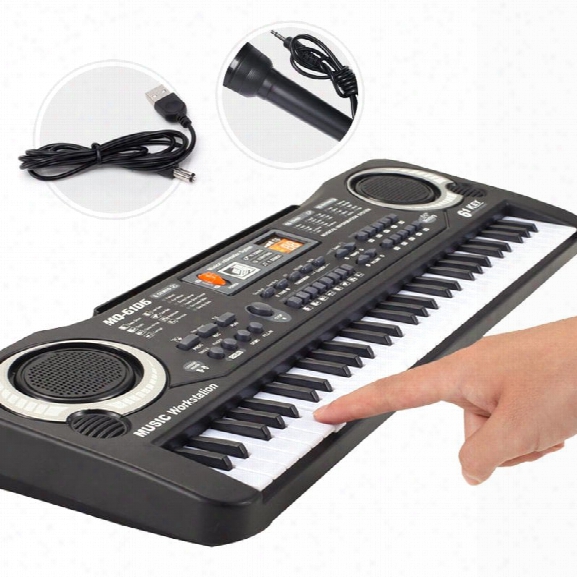 Multi-function 61 Keys Keyboard Electronic Organ With Microphone Music Simulation Piano Children Toys