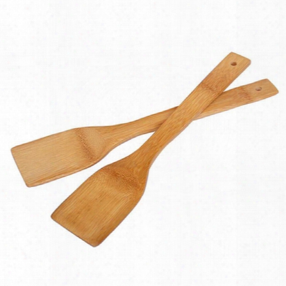 Natural Health Bamboo Wood Kitchen Slotted Spatula Spoon Mixing Holder Cooking Utensils Dinner Food Wok Shovels Supplies