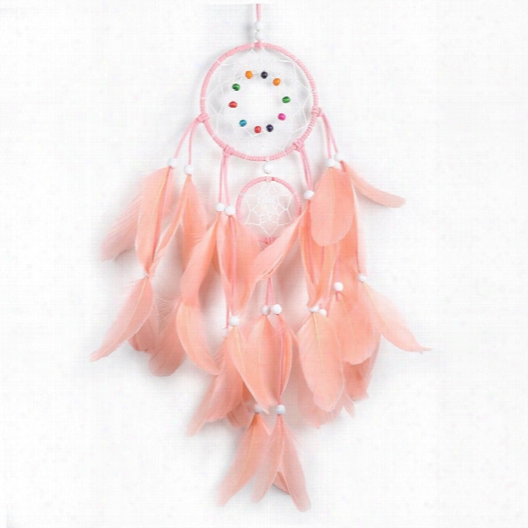 New Arrival Beautiful India Style Dream Catcher With Feathers Hanging Wall Home Decoration Dreamcatcher Talent