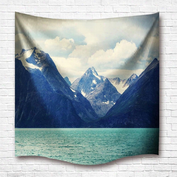 Norway Scenery 3d Digital Printing Home Wall Hanging Nature Art Fabric Tapestry For Dorm Bedroom Living Room Decoratio