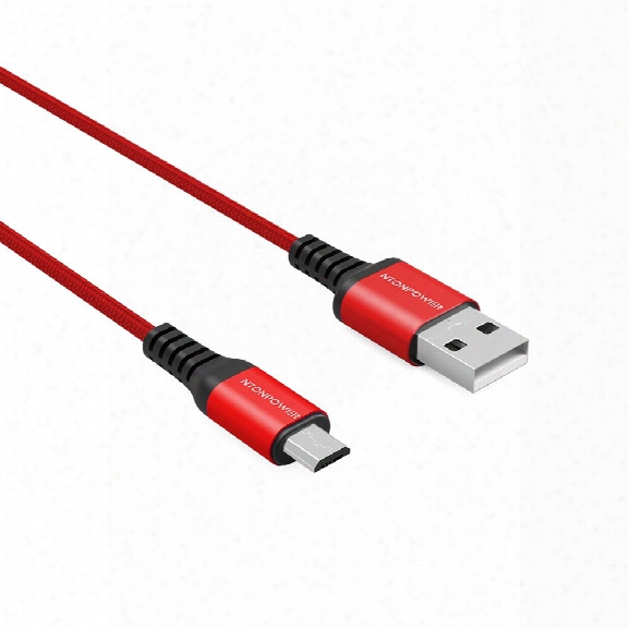 Ntonpower Hf - B10 1m Micro Usb Cable Anti - Bullet Fiber Braided Hi - Speed Data Sync And Charging Cable For Huawei