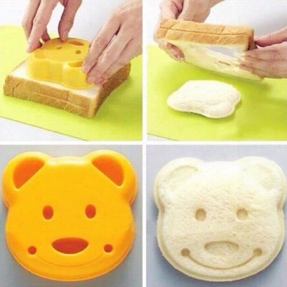 Sandwich Made With Bread Mold Mold Diy Cartoon Making Cookies With New Breakfast Toast Bread Mold (size: 9.7cm * 3cm 9.2