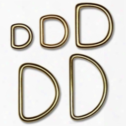 Solid Brass D-rings