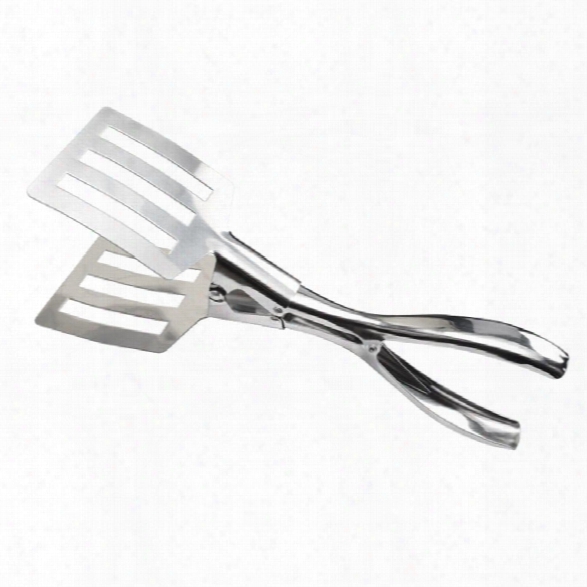 Stainless Steel Bbq Tongs Polished Burger Bread Meat Grilling Clip Reverse Lever Design Tong For Barbecue Buffet Tools