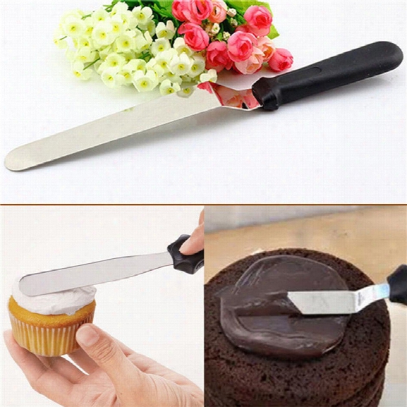 Stainless Steel Butter Cake Cream Knife Spatula For Smoother Icing Frosting Spreader Fondant Pastry Decorating Kitchen