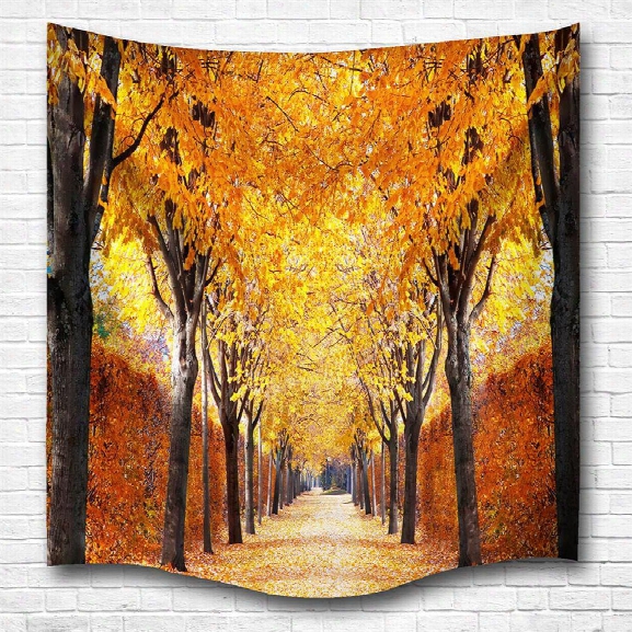 The Autumn Leaves 3d Digital Printing Home Wall Hanging Nature Art Fabric Tapestry For Bedroom Living Room Decorations