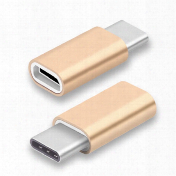 Type-c Adapter Micro Usb To Adapter By Ailun Data Syncing And Charging Universal For Macbook Chromebook Pixel Nex