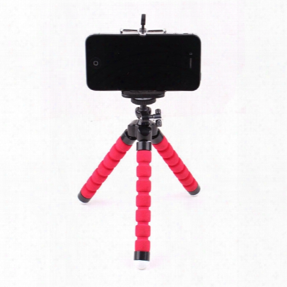 Universal Compact Tripod Stand Flexible Octopus Cell Phone Camera Selfie Stick Tripod Mount For Smartphone / Digital Cam