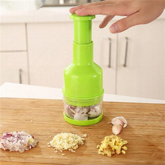 Vegetable Chopper Plastic Grinding Garlic Kitchen Spiral Food Speedy Mixer Meat Fruit Crusher Garlic Press Shredder