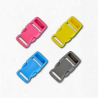 3/4 Inch Colored Single Adjust Side Release Buckles, Standard