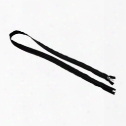 #375: 1 Inch Heavy Black Zipper Pre-cut Lengths 65 Inches Long