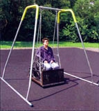 Accessible Swing Platform With Frame - Permanent
