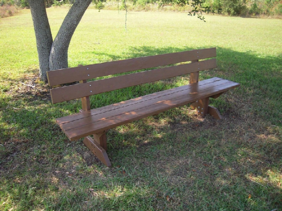 American Made Heavy Duty 8 Foot Comfort Park Bench Set Of 2