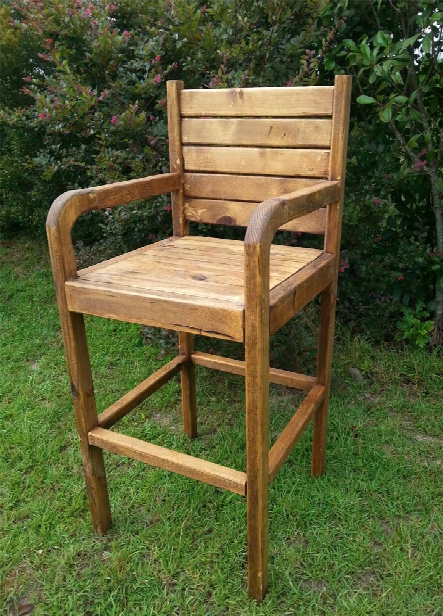 American Made Remuneration Bar Stool With Arms