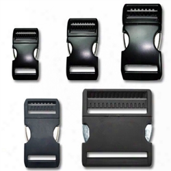 Anodized Black Aluminum Side Release Buckles