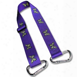 Bag Straps W/ 1 Inch Patterned Polyester Webbing