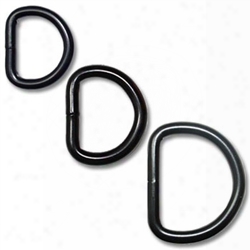 Black Oxide Metal D-rings