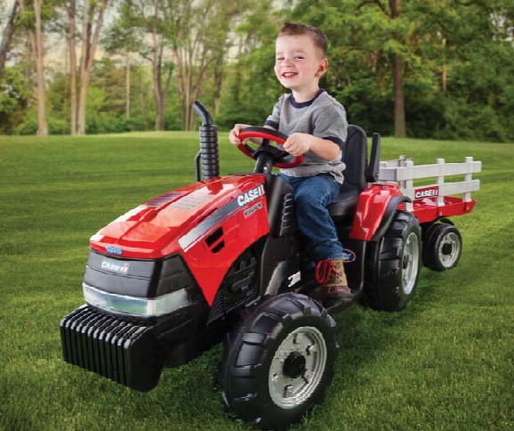 Case Ih Magnum Tractor With Trailer 12 Volt Vehicle