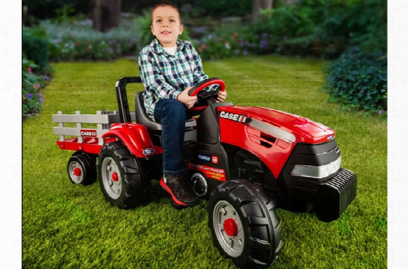 Case Ih Tractor And Trailer Pedal Car