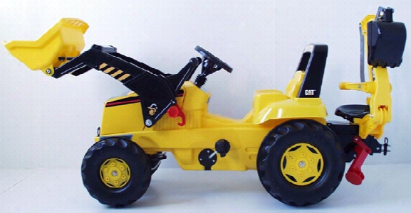 Caterpillar Kid Tractor With Loader And Back Hoe Tractor