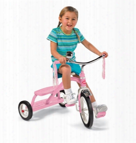 Classic Pink Dual Deck Tricycle 12