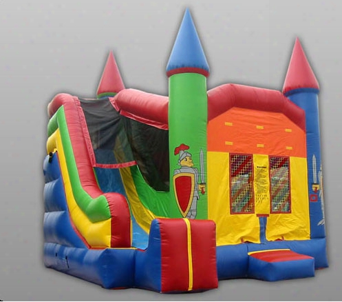 Commercial Grade 4 In 1 Castle Combo Inflatable Bouncer