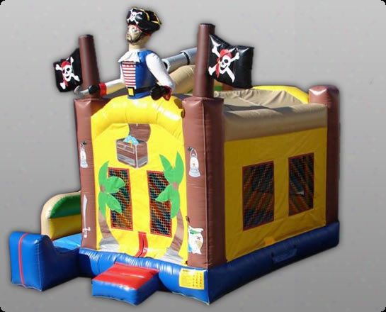 Commercial Grade 4 In  1 Pirate Inflatable Bouncer