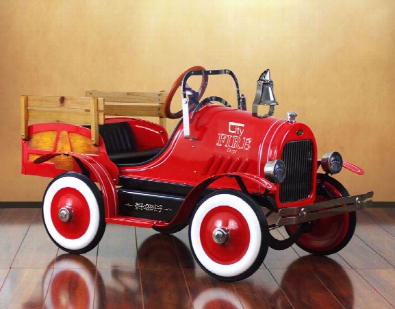 Deluxe Fire Engine Roadster Pedal Car