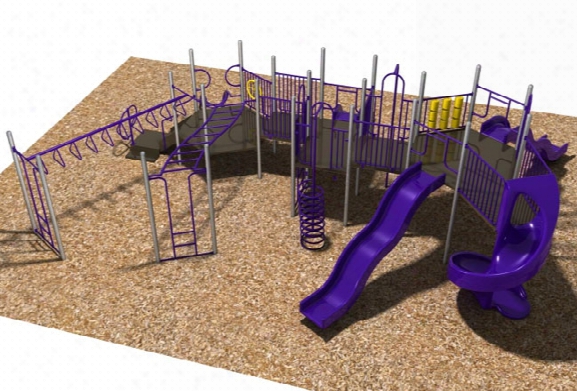 Katherine Series Commercial Playground - 3.5 Inch Posts