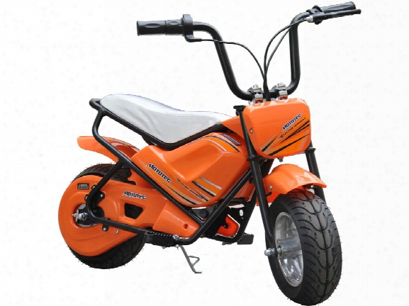 Mototec 24 Volt Electric Mini Bike Orange