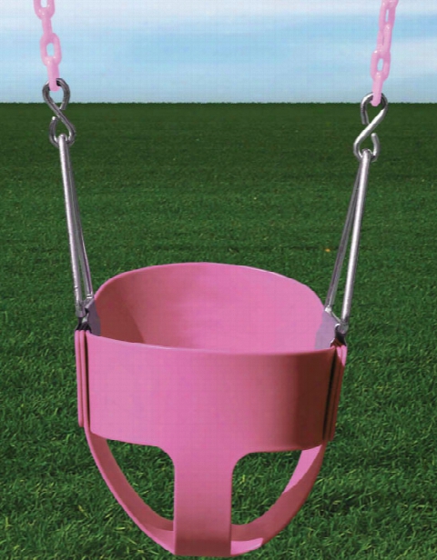 Residential Full Bucket Seat With Chain - Pink