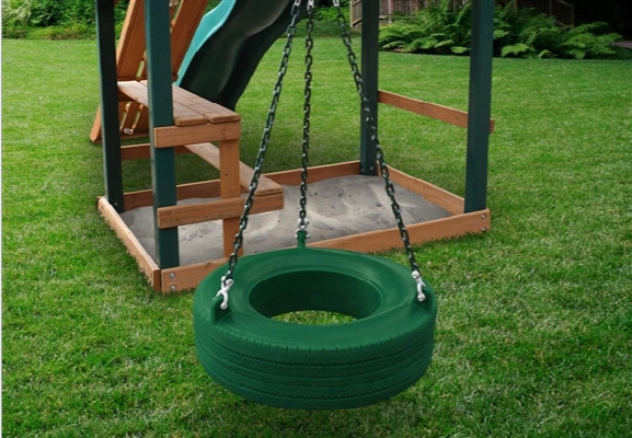 Residential Plastic Tire Swing