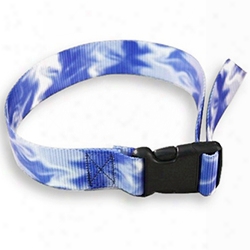 Side Release Buckle Straps W/ 1-1/2" Patterned Polyester