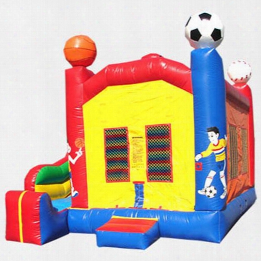 Sports Theme 4 In 1 Kidwise Commercial Bounce House