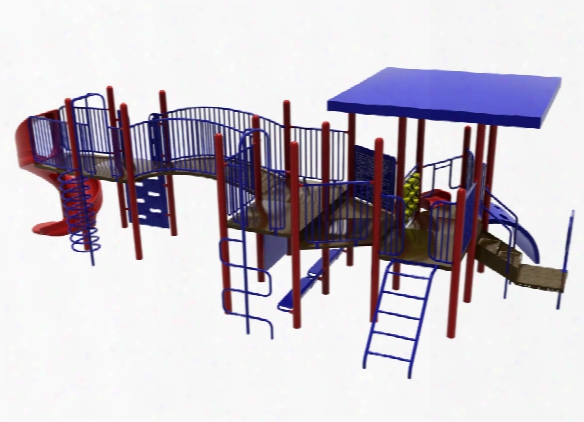 Sportsplay 5635 Playground With Mounted Shade Structure