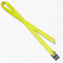 Stainless Steel Cam Straps W/ 1 Inch Solid Color Polyester Webbing