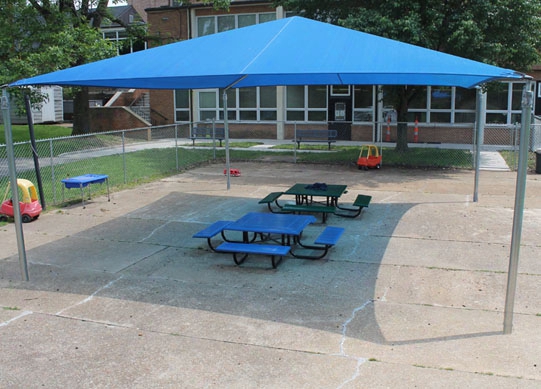 Stand Alone Shade Structure 18 Foot X 20 Foot