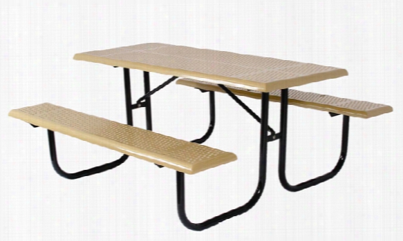 Standard Rectangular Picnic Table 6 Foot Long