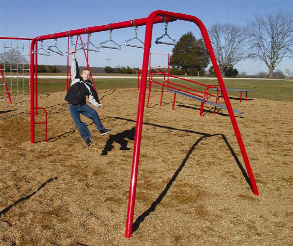 Swing Bars Fitness Course Section